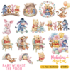 🍯 Kit Digital Baby Winnie The Pooh 🧸✨