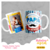 ☕ Tazas para Papá – Editables PSD 💙👔