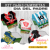 👕 Cajas Camisetas Día del Padre – Kit Editable ⚽💙