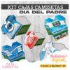 👕 Cajas Camisetas Día del Padre – Kit Editable ⚽💙