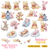 🍯 Kit Digital Baby Winnie The Pooh 🧸✨