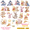 🍯 Kit Digital Baby Winnie The Pooh 🧸✨