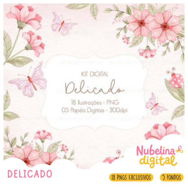 🌷✨ Kit Digital Delicado🤍🎀