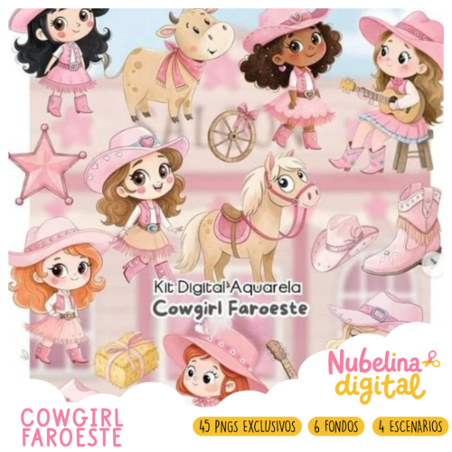 mockup kit digitales (4) 🤠🌵 Kit Digital Cowgirl Faroeste ✨🐎