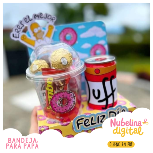 🍩 Bandeja para Papá - Homero Simpsons 💛👔