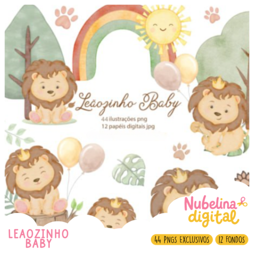 mockup kit digitales (6) 🦁💛 Kit Digital Leãozinho Baby✨🍼