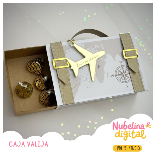 🧳 Caja Estilo Valija ✨🎁